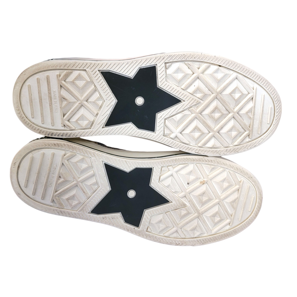 Christian Dior Walk N’ Dior J’Adior Blue Gray Camo Knit Sneakers 37.5 / US 7.5 - Picture 7 of 9